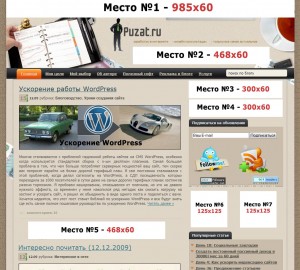 рекламные места