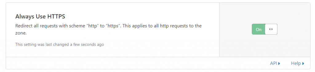 Настройка переадресации запросов с HTTP на HTTPS